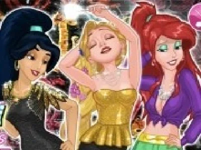 printesele disney si elsa in club