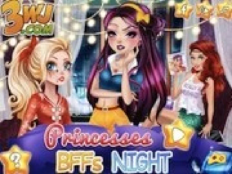 printesele ever after high in noaptea prietenelor