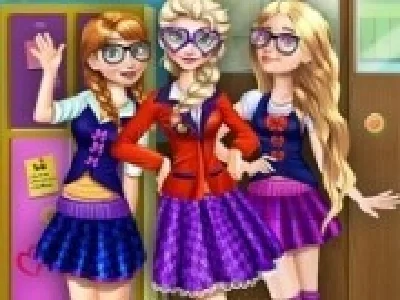 printesele frozen la colegiu