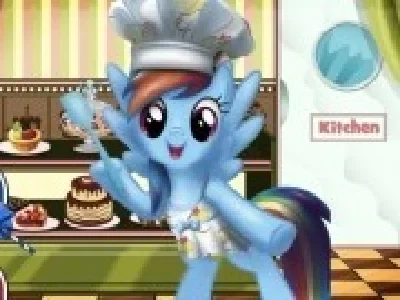 rainbow dash in cofetaria dulce