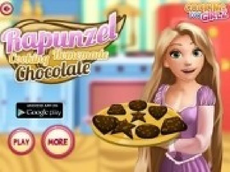 rapunzel gateste ciocolata de casa