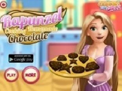 rapunzel gateste ciocolata de casa