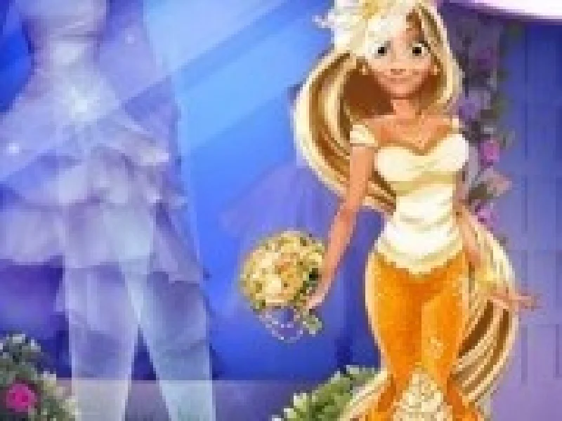 rapunzel in salonul de nunta