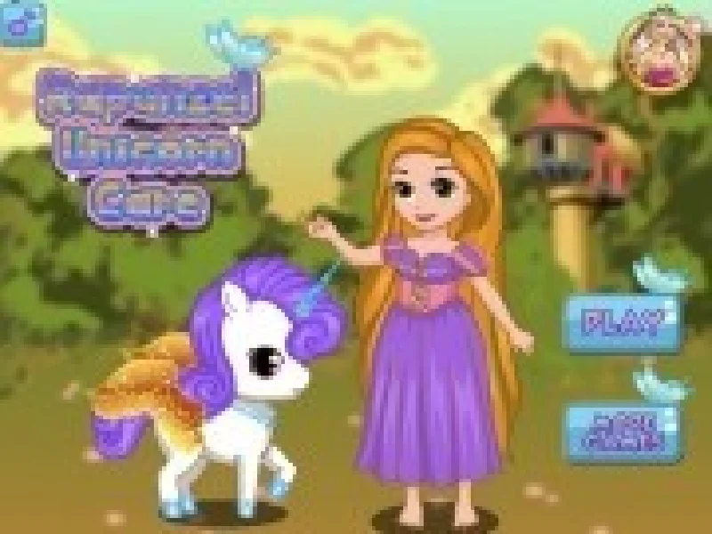rapunzel ingrijeste poneiul cuminte