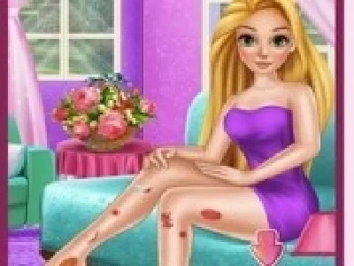 rapunzel model de picioare
