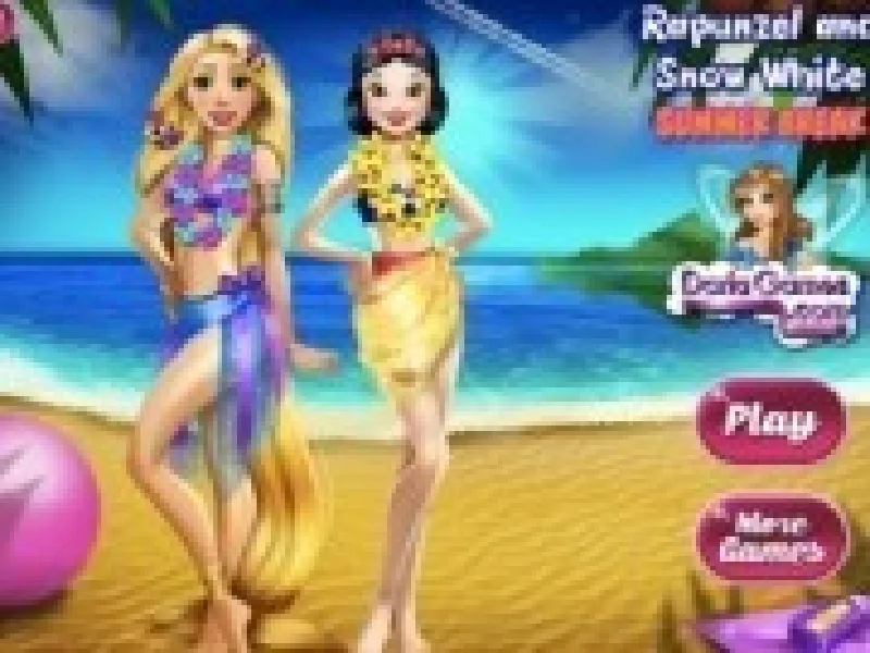 rapunzel si alba ca zapada la mare