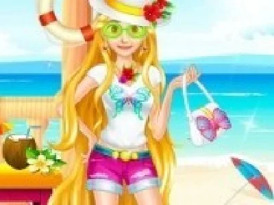 rapunzel vacanta la mare