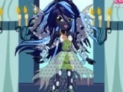 regina chrysalis de imbracat fete ponei