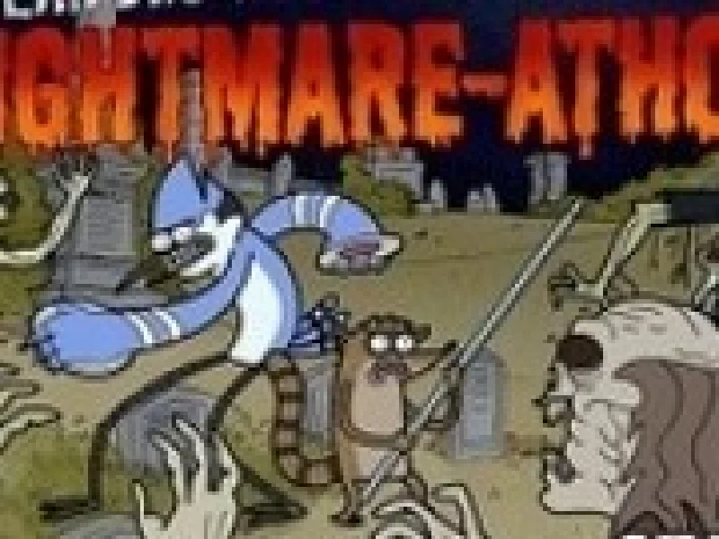 rigbi si mordecai lupta contra zombi