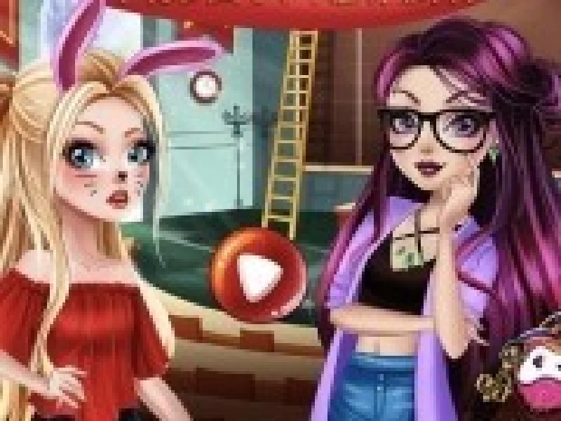 rivalitatea liceul ever after high cu raven queen si apple white