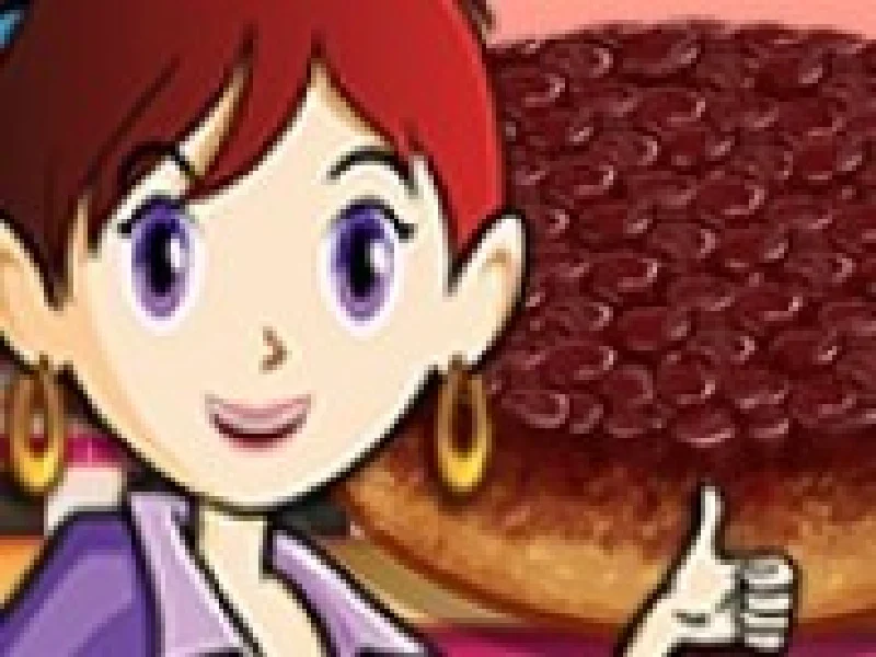 sara gateste tort cu cirese intors