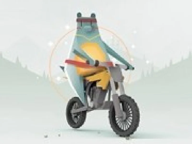sari peste obstacole cu motorete