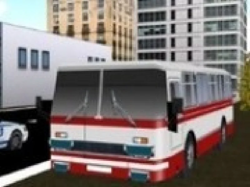 sofer autobuz 3d in oras
