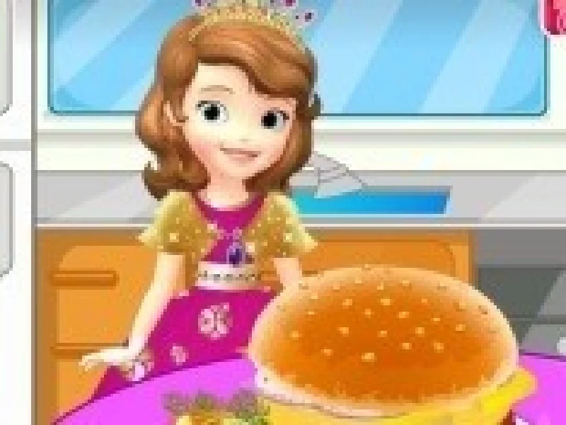sofia intai gateste hamburger