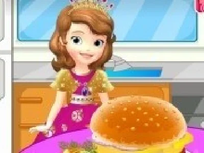sofia intai gateste hamburger