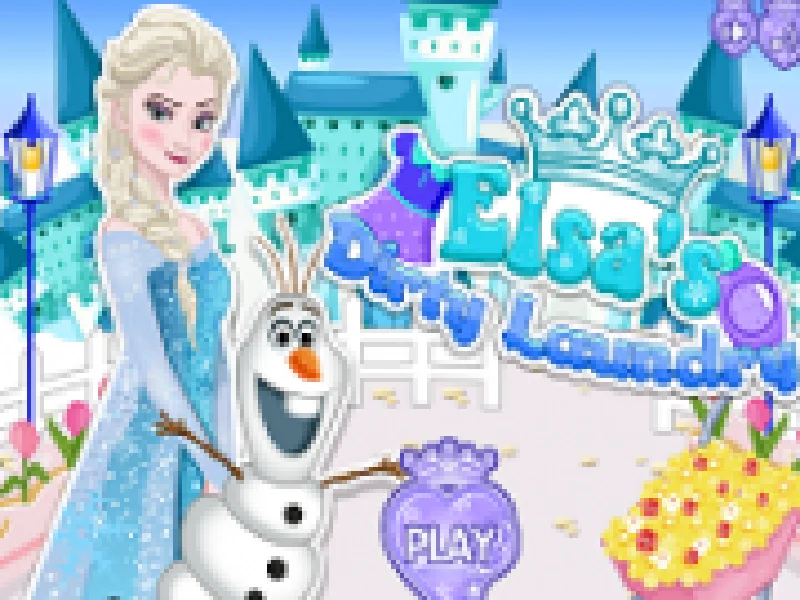 spala haine cu elsa frozen