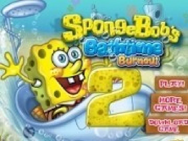 spongebob conduce masina cada