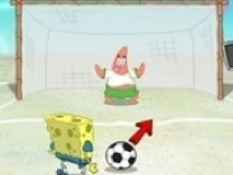 spongebob fotbal la penalty