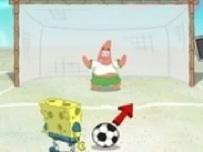 spongebob fotbal la penalty