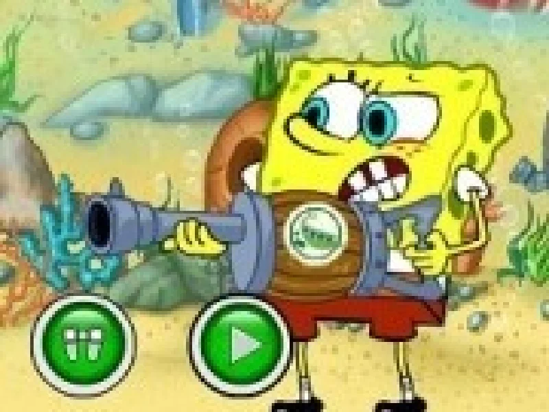 spongebob impusca inamicii plankton