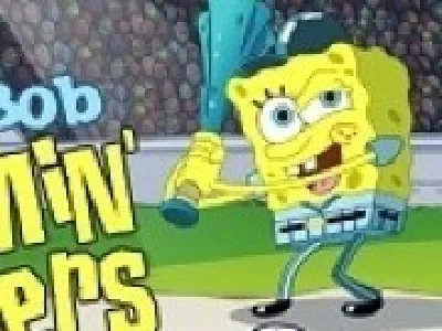 spongebob joaca baseball