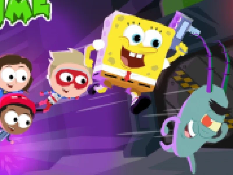 spongebob si salvatorii de slime