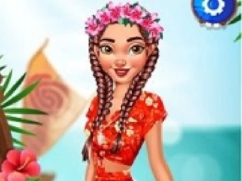 stilul de moda flori tropicale cu moana