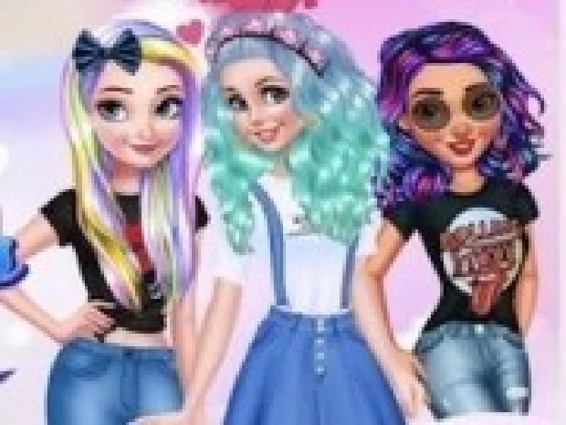 stiluri de coafuri pastel cu printese disney