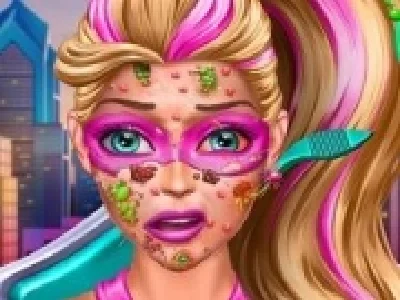 super barbie la doctorul dermatolog