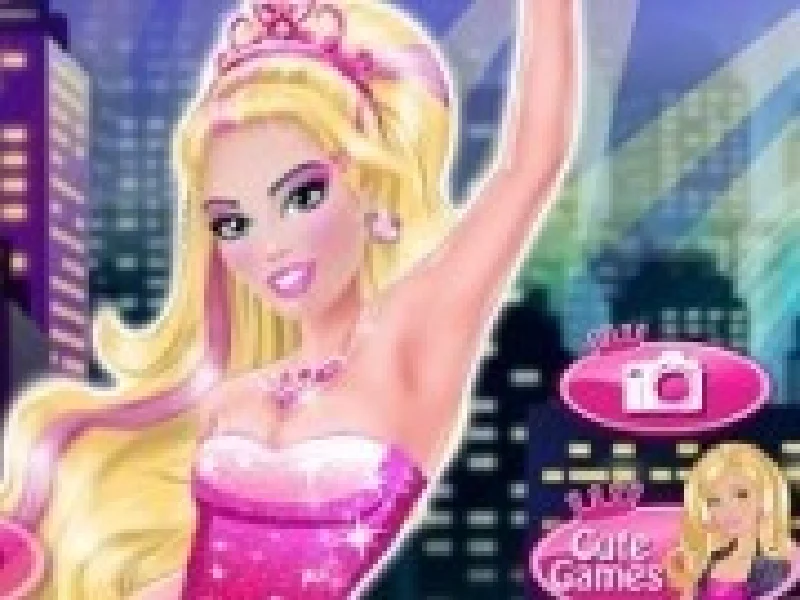super barbie machiaj la moda