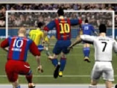 sut la poarta de fotbal 3d