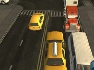 taxi 3d de parcat in oras
