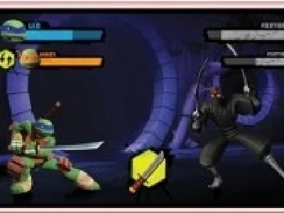 testoasele ninja in luptele cu foot clan
