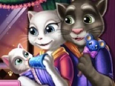 tom si angela isi ingrijesc copii