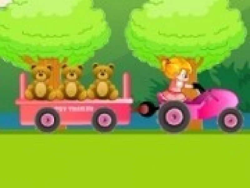 tractorul transporta jucarii