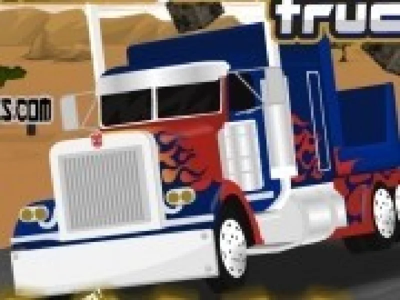 transfomers curse cu camionul optimus prime