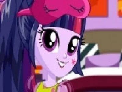 twilight sparkle petrecere in pijama
