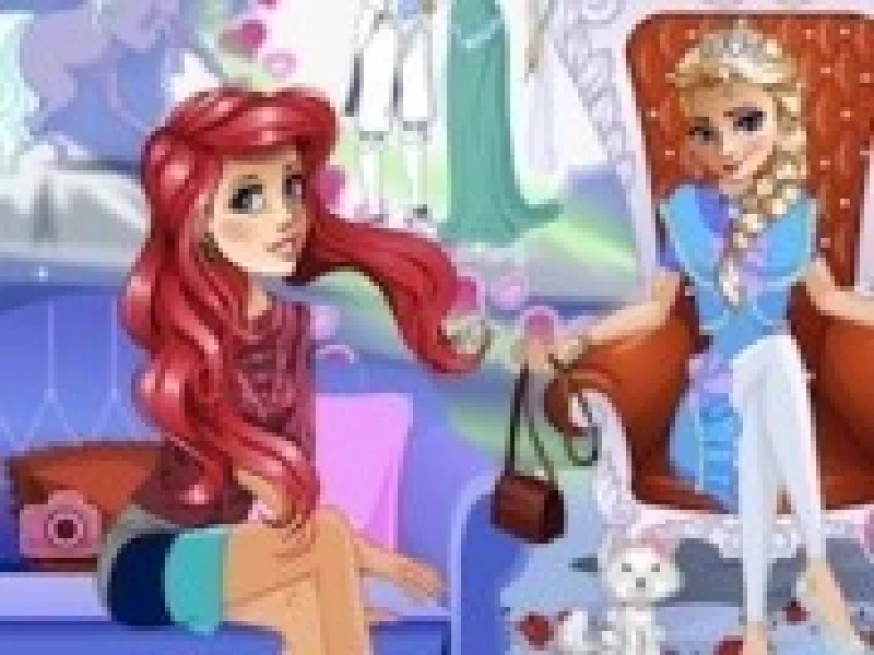 visele printeselor ariel si elsa