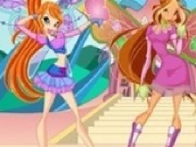 winx club dressup bloom vs flora