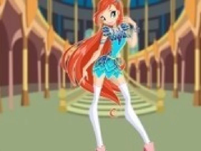 winx de imbracat zana bloom