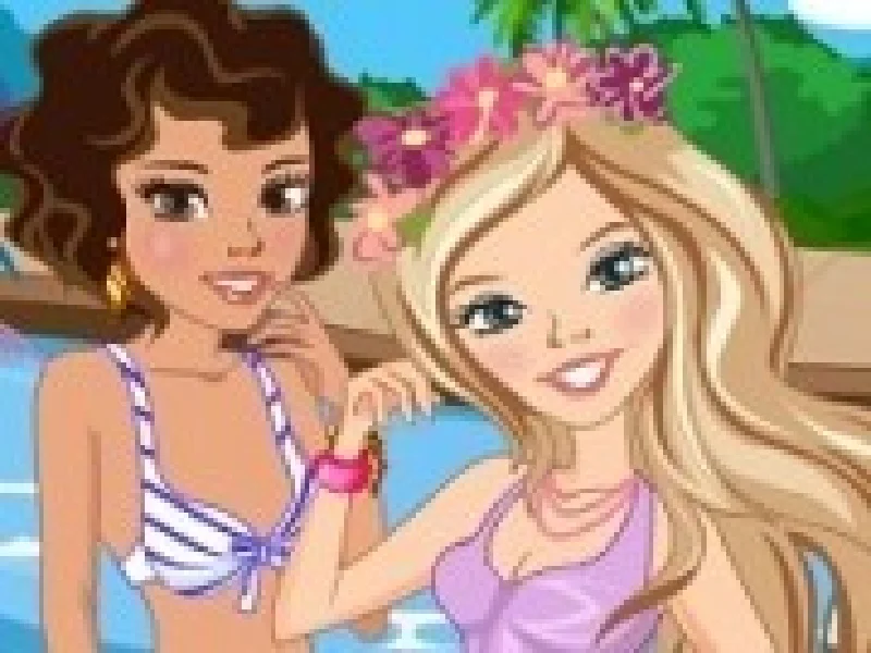 zoe si lily la piscina