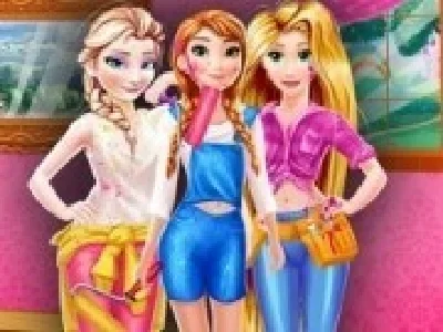 zugraveste casa cu printesele disney