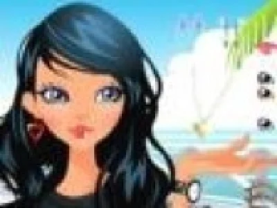 Machiaza barbie la plaja