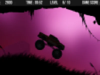 Monster truck in noapte