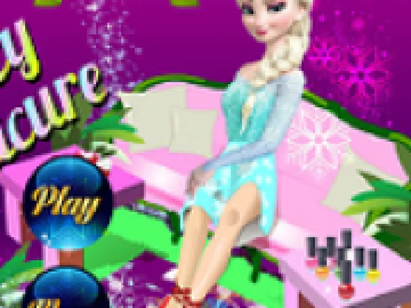 pedichiura Elsa Frozen