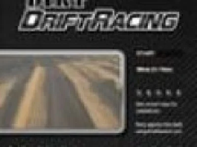 Racing drift in desert