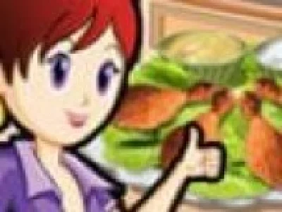 Sara gateste pui la cuptor