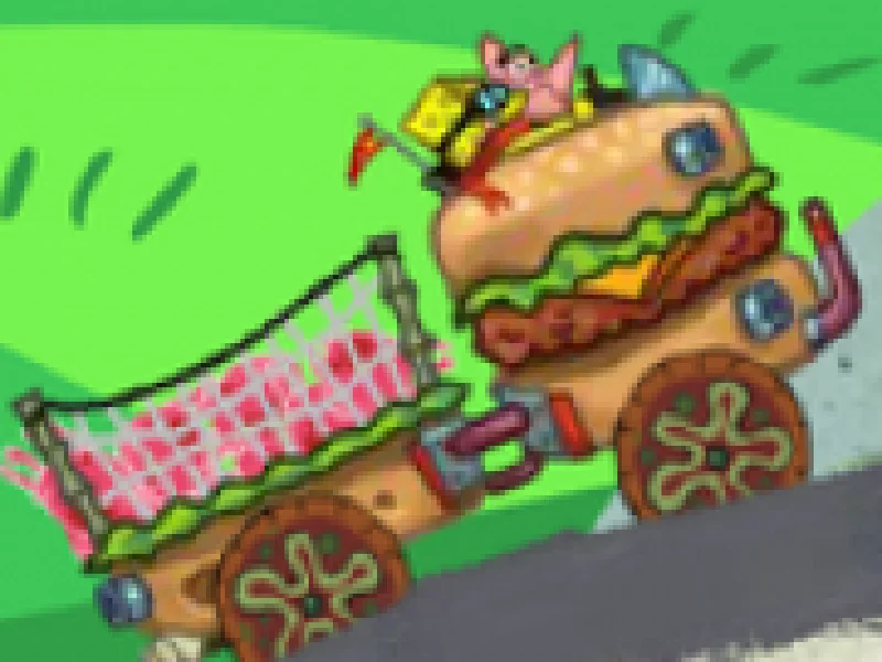 Spongebob camionul de remorca